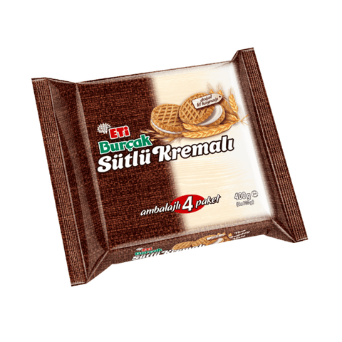 Eti Burcak Cookies With Milk Cream (400 gr)
