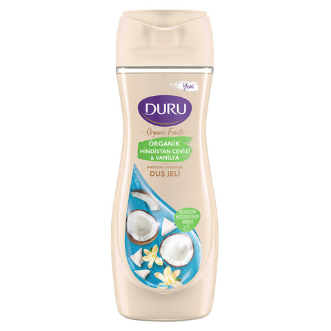 Duru Shower Gel Organic Fruits Vanilla & Coconut (450 ml)