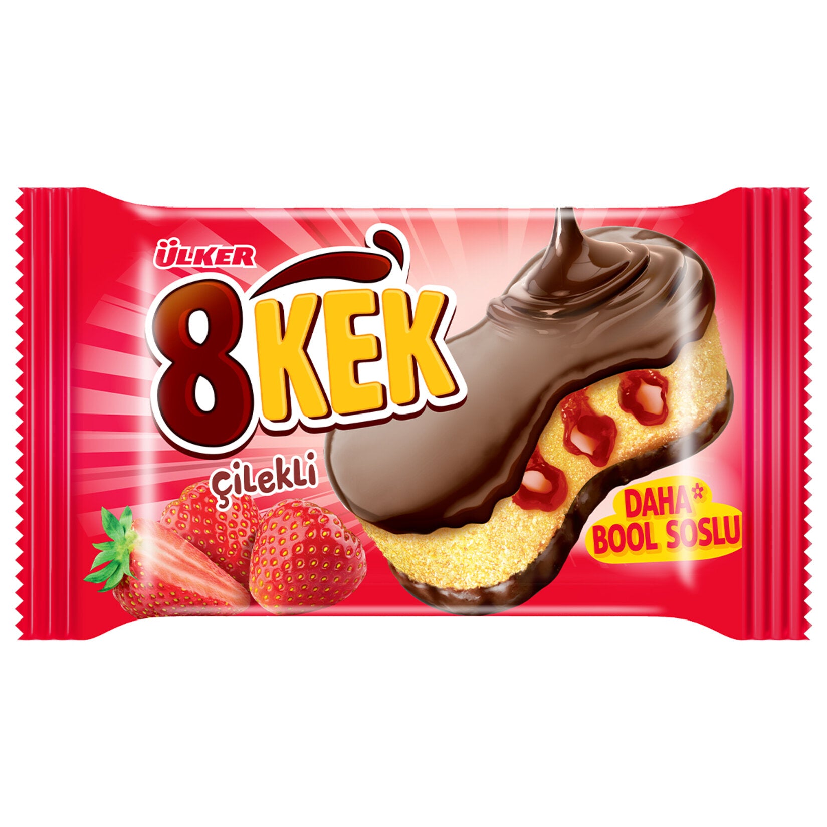 Ülker 8kek Cake with Strawberry (55 gr 1.9oz) - ULK22 – Hamle Market