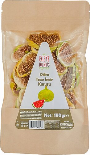 Egeye Dönüş Dried Fresh Fig Slices (100 gr)