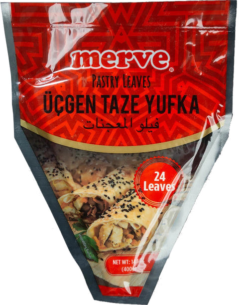 Merve Üçgen Pasta Yaprakları (24 adet) (400 gr 14.1oz)