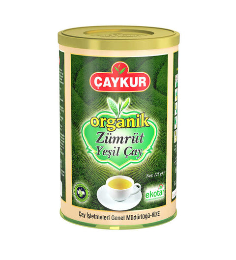 Çaykur Organic Zumrut Green Tea Can (125 gr)