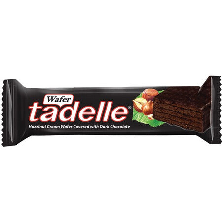 Tadelle Bitter Çikolatalı Fındık Kremalı Gofret (35 gr 1.2oz)