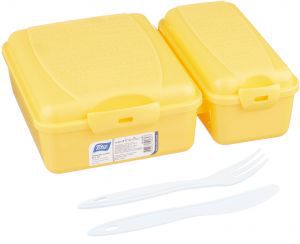 Titiz Takeaway Lunch Box Set - Yellow