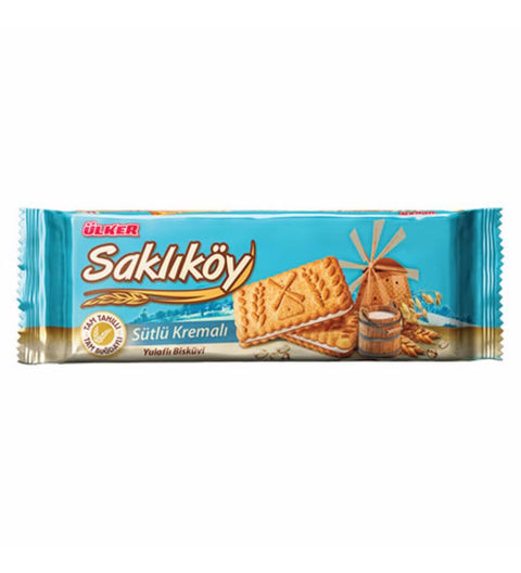 Ülker Saklıköy Vanilla Cream Biscuits (100 gr 3.5oz)