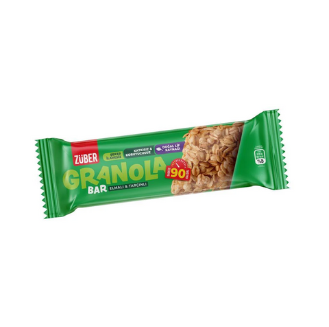 Züber Elmalı Tarçınlı Granola Bar (25 gr)