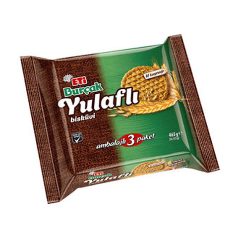 Eti Burcak Yulaflı Bisküvi 3 Paket 14.7 oz (375 gr)