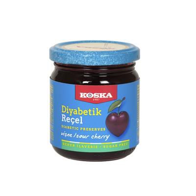 Koska Sour Cherry Jam - No Sugar  (8.5oz 240gr)