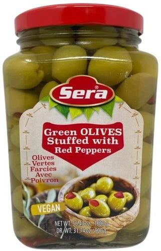 Sera Biberli Yeşil Zeytin (1600 gr)