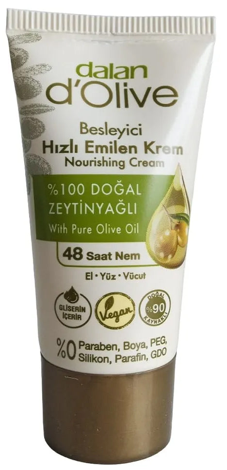 Dalan d'Olive Organik Zeytinyağlı Krema (60 gr)