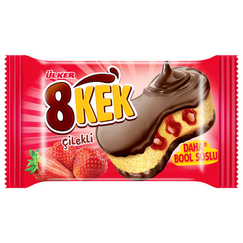 Ülker 8kek Cake with Strawberry (55 gr 1.9oz)