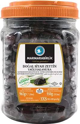 Marmarabirlik Doğal Siyah Zeytin Yağlı 3XS (950 gr)