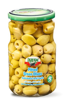 İkram Çekirdeksiz Yeşil Zeytin (700 gr)