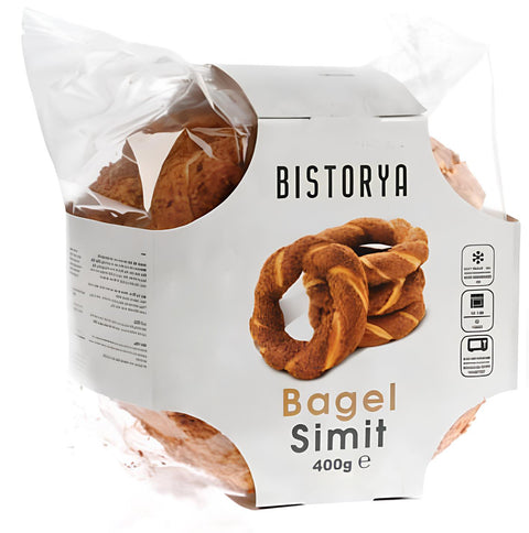 Bistorya Turkish Sesame Bagel Simit 4 pcs (400 gr 14.1oz)