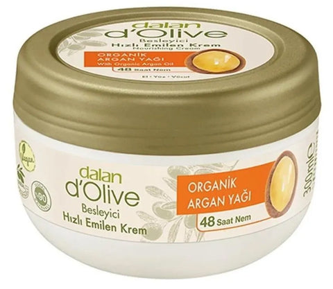 Dalan d'Olive Organic Argan Oil Moisturizing Cream (150 gr)