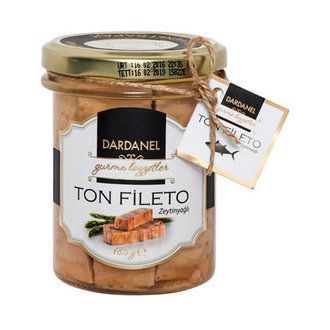 Dardanel Tuna Fish Fillet Olive Oil in Jar (185 gr 6.5oz)