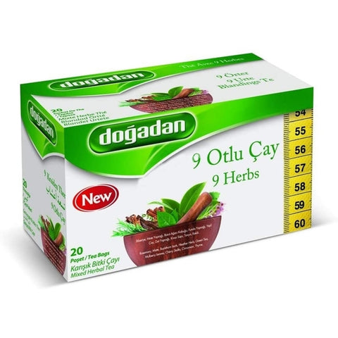 Doğadan 9 Bitkili Karışık Bitki Çayı (20 adet)