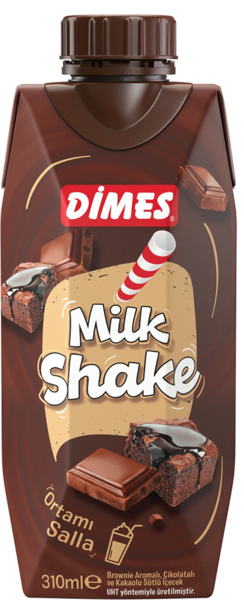 Dimes Milkshake with Browni and Chocolate (310 ml)