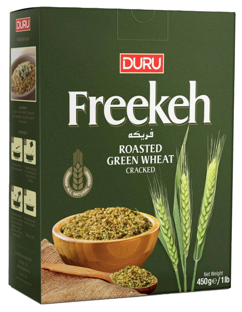 Duru Freekeh Kavrulmuş Yeşil Buğday Kırık (450 gr 1lb)