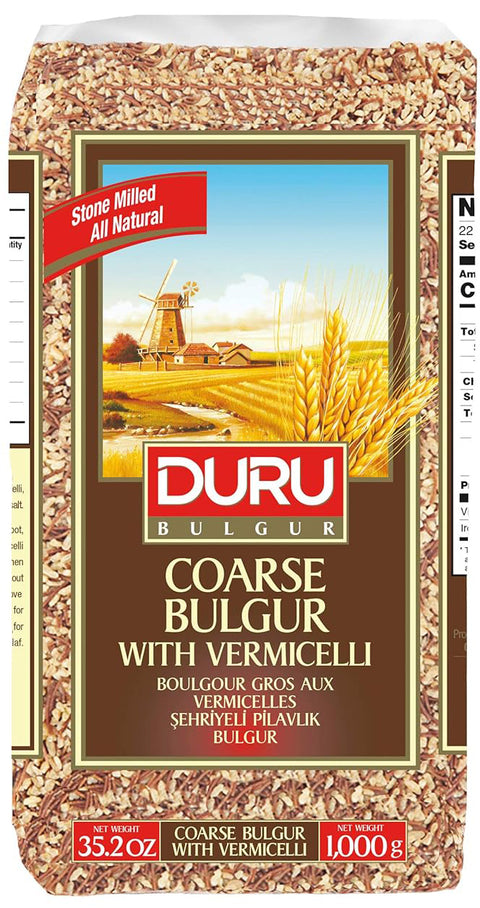 Duru Orta Boy Erişteli Büyük Bulgur (1 kg)