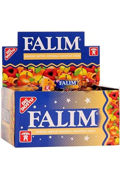 Falım Mixed Fruit Flavored Gum 100 pcs