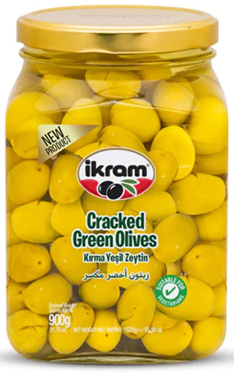 İkram Köy Sefası Green Cracked Olives (900 gr)