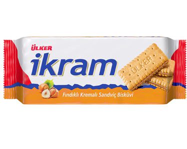 Ülker İkram Fındık Kremalı Sandviç Bisküvi (84 gr 3oz)