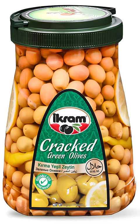 İkram Kırma Yeşil Zeytin (1500 gr)