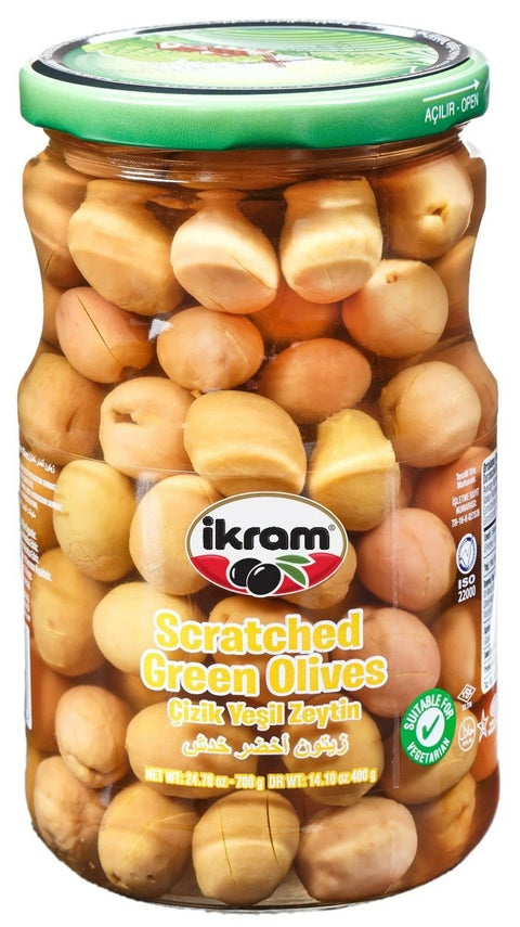 İkram Yeşil Zeytin Çizik (400 gr)