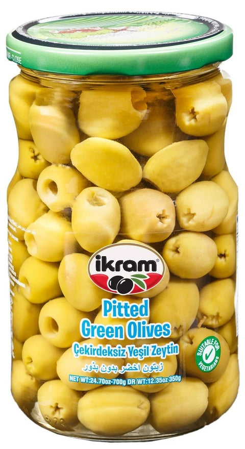 İkram Çekirdeksiz Yeşil Zeytin (350 gr)