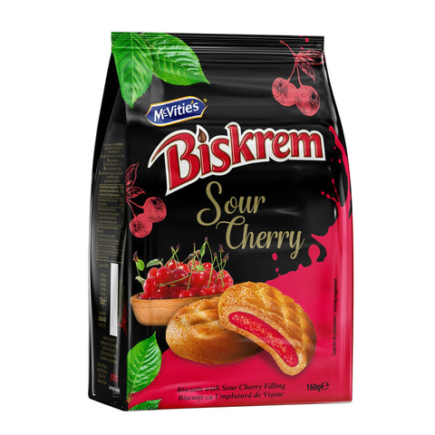 McVities Biskrem Sour Cherry (160 gr)