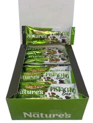 Natures Pistachio Dates Bar (30 gr)