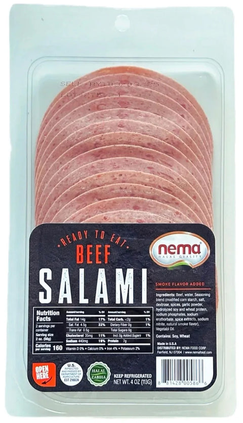 Nema Sliced Beef Salami (113 gr 4oz)