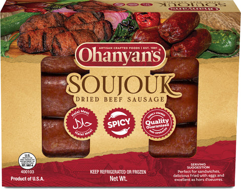 Ohanyan's Soujouk Hot & Spicy (454 gr 1lb)
