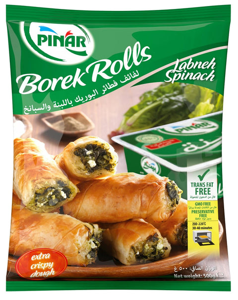 Pinar Borek Rolls with Labneh & Spinach (500 gr)