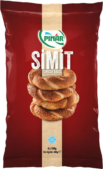 Pınar Susamlı Simit Simit 4 adet (400 gr 14.1oz)