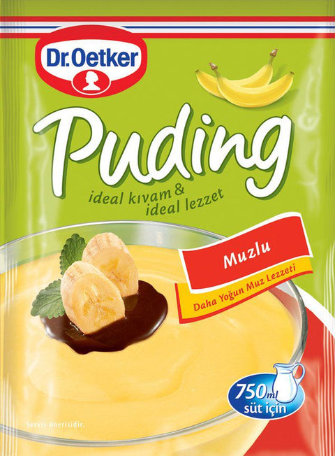 Dr. Oetker Puding - Muz (125 gr 4.4oz)