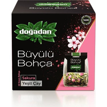 Doğadan Büyülü Bohca Sakura Yeşil Çay (10 adet)