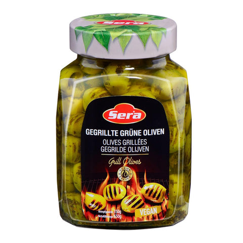 Sera Marinated and Grilled Pitted Green Olives (700 gr)