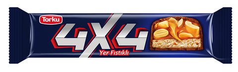 Torku 4X4 Caramel Nougat Bar with Peanuts (40 gr)