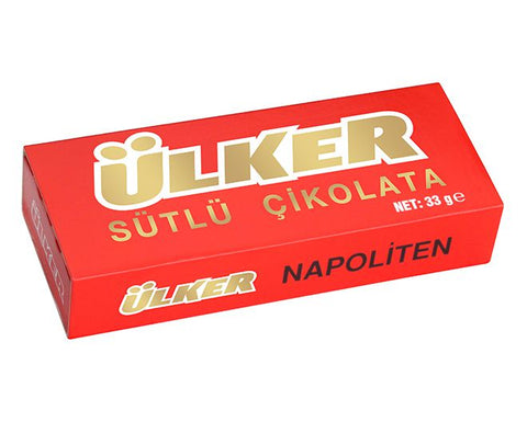 Ülker Napoliten Sütlü Çikolata (33 gr 1.2oz)
