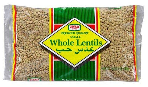 Ziyad Large Green Whole Lentils (453 gr)