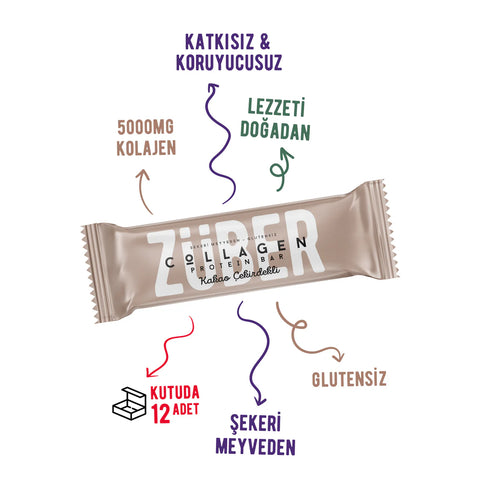 Zuber Collagen Bar with Cacao Nibs (35 g)