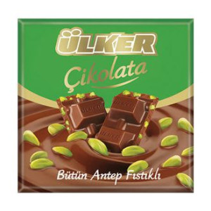 Ulker Chocolate with Antep Pistachio (65 gr 2.3oz)