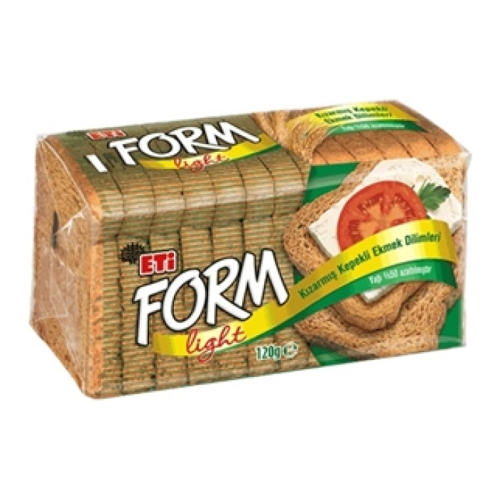 Eti Form Sliced Bran Rusk Bread 138 gr