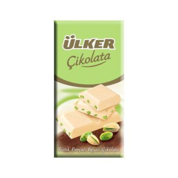 Ulker White Chocolate with Antep Pistachio (65 gr)
