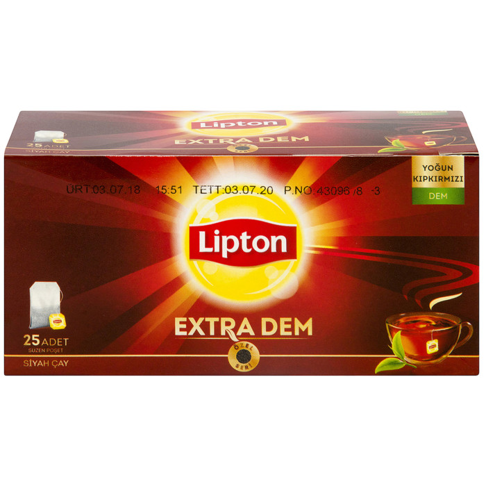 Lipton Extra Dem Black Tea 25 pcs (52 gr)