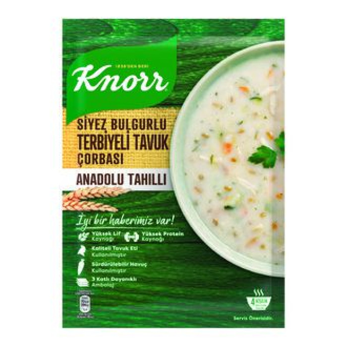 Knorr Seasoned Chicken Soup with Siyez Bulgur -98 gr