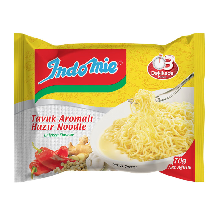 Indomie Hazır Noodle Tavuk Aromalı (70 gr)
