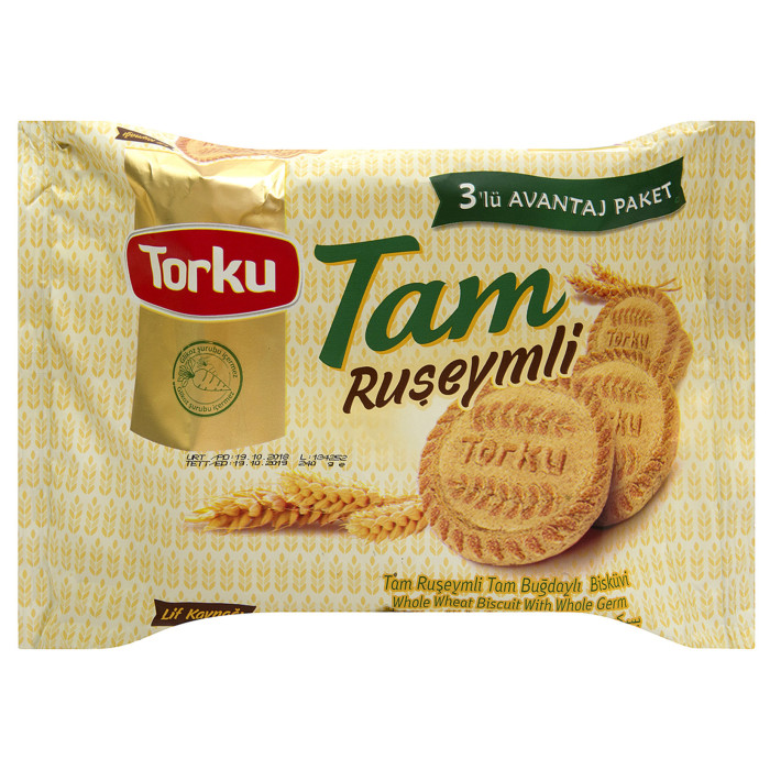 Torku Tam Ruşeymli Biscuits 3 pcs (240 gr)